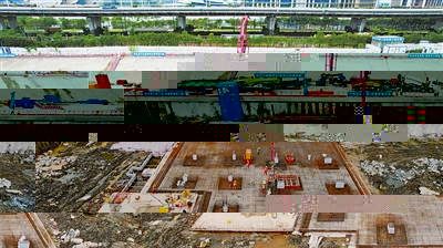 橫琴科學城三期标段二項目首塊地下室底闆完成澆築 先行區塔樓主體結構預計年底封頂